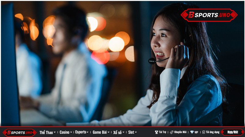 Nhân viên chăm sóc khách hàng Bsports hỗ trợ người dùng nạp tiền