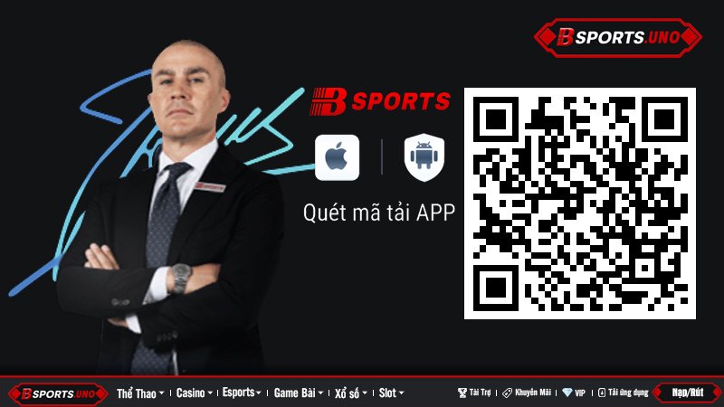 QR code tải ứng dụng Bsports cho thiết bị Android với đại sứ thương hiệu
