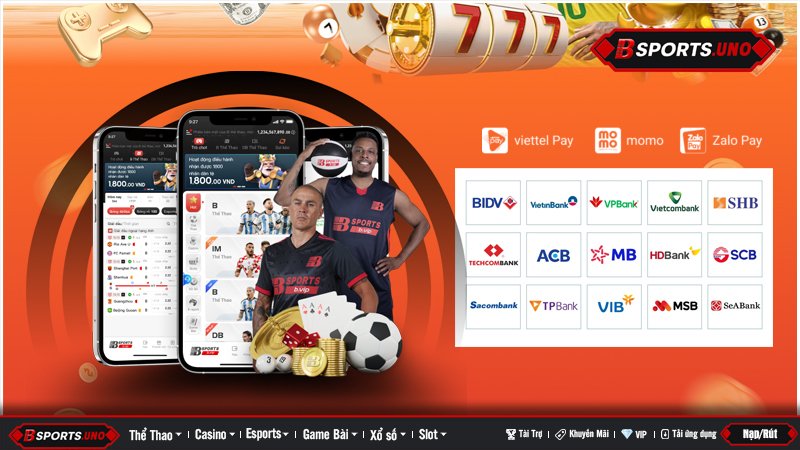 Các phương thức nạp tiền Bsports