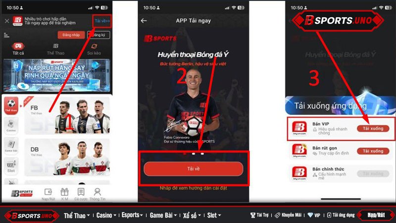 Hướng dẫn tải app Bsports theo các bước trực quan