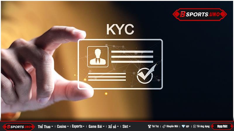 Hình ảnh minh họa quy trình xác minh danh tính KYC tại Bsports